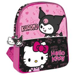 Mochila Kuromi & Hello Kitty 30cm