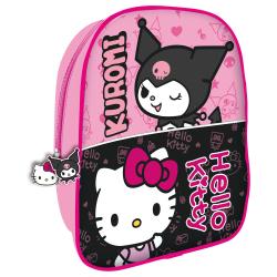 Mochila Kuromi & Hello Kitty 30cm