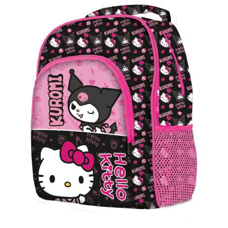 Mochila Kuromi & Hello Kitty 42cm