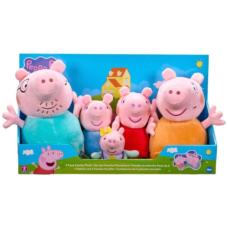 Peppa Pig Peluche 5er Pack