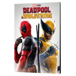 Cuadro madera Wolverine &#38; Deadpool Marvel