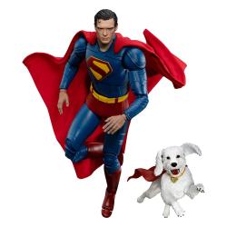 Superman (2025) Figura Superman & Krypto 21 cm