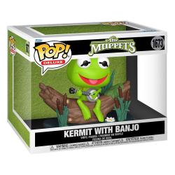 The Muppets POP! Deluxe Vinyl Figura Kermit with Banjo 9 cm