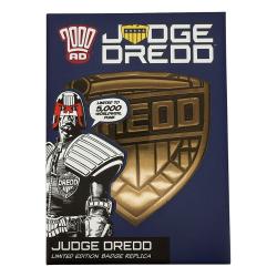 2000 AD Réplica Judge Dredd Badge Limited Edition