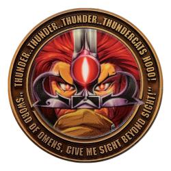 ThunderCats Moneda Raiden Lion-O 40th Anniversary Limited Edition