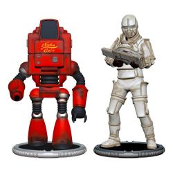 Set 2 figuras Nukatron &#38; Synth Fallout 7cm