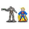 Set 2 figuras T-60 &#38; Vaoult Boy Power Fallout 7cm