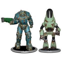 Set 2 figuras X01 &#38; Protectron Fallout 7cm