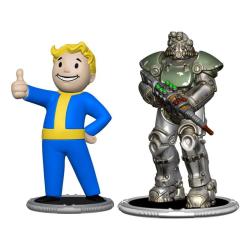 Set 2 figuras T-51 &#38; Vault Boy Classic Fallout 7cm