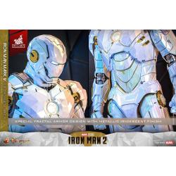 Iron Man 2 Movie Masterpiece Diecast 1/6 Iron Man Mark IV (Sub-Zero Fractal Armor) Hot Toys Exclusive 33 cm