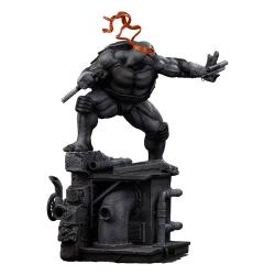 Tortugas Ninja Estatua 1/10 Art Scale Michelangelo Black and White Variant 26 cm heo exclusive