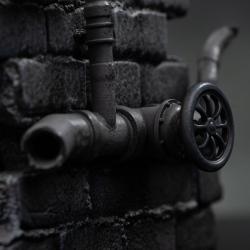 Tortugas Ninja Estatua 1/10 Art Scale Michelangelo Black and White Variant 26 cm heo exclusive