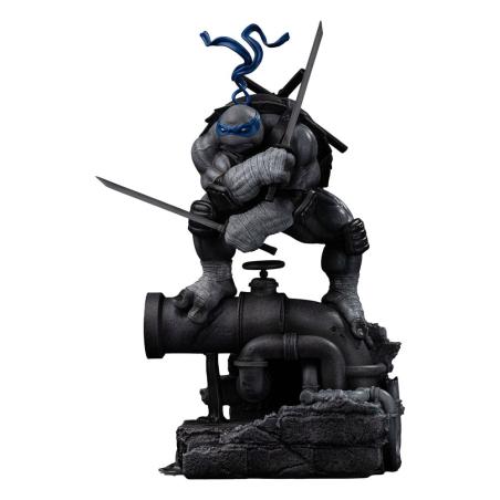 Tortugas Ninja Estatua 1/10 Art Scale Leonardo Black and White Variant 26 cm heo exclusive