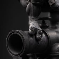 Tortugas Ninja Estatua 1/10 Art Scale Leonardo Black and White Variant 26 cm heo exclusive