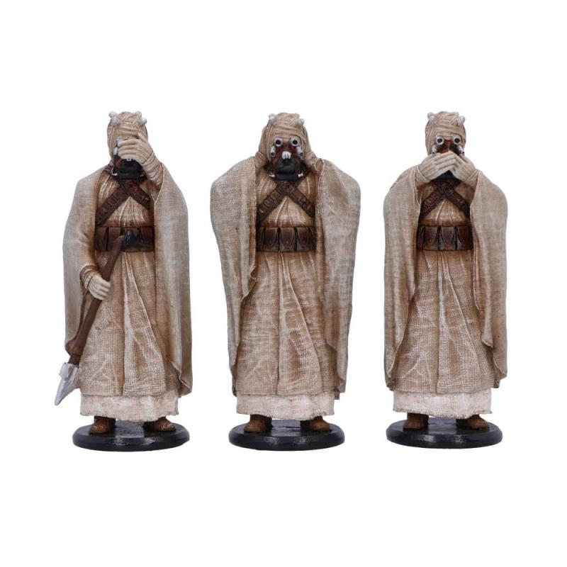 Original Stormtrooper Estatua Three Wise Tusken Raiders 14 cm