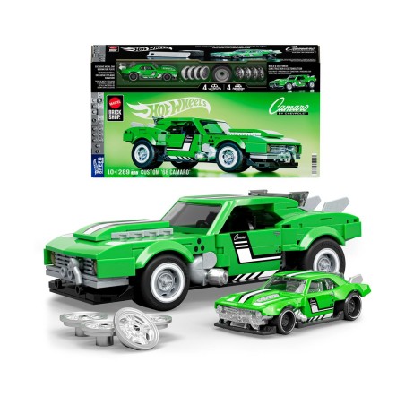 Mattel Hot Wheels Speed ​​Series Brick Shop  Camaro de Chevrolet, vehículo Camaro '68 personalizado JFT16