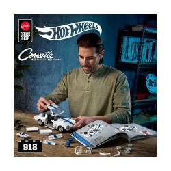 Hot Wheels Mattel Brick Shop Elite Series  Corvette Grand Sport  JGR31