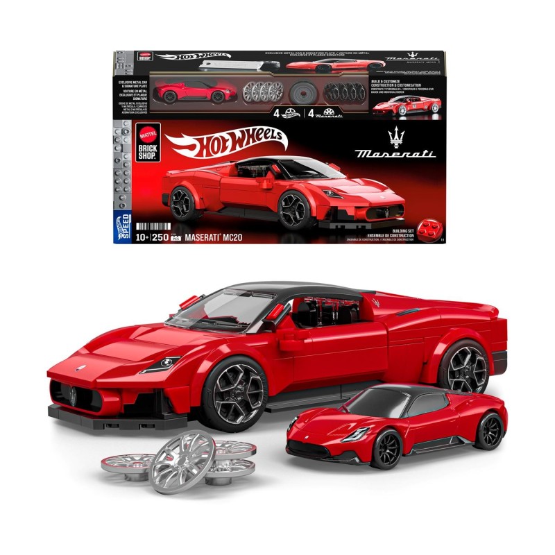 MatHot Wheels Speed ​​Series Brick Shop  Vehículo Maserati MC20 JFR90