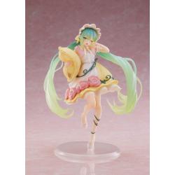 Hatsune Miku Estatua PVC Hatsune Miku Wonderland Figure Sleeping Beauty Reissue 18 cm