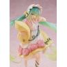 Hatsune Miku Estatua PVC Hatsune Miku Wonderland Figure Sleeping Beauty Reissue 18 cm