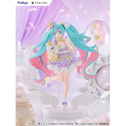 Hatsune Miku Estatua PVC Tenitol Hatsune Miku Yumekawa Princess Lavender Ver. 21 cm