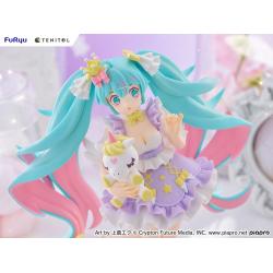 Hatsune Miku Estatua PVC Tenitol Hatsune Miku Yumekawa Princess Lavender Ver. 21 cm