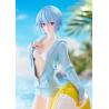 Rebuild of Evangelion Estatua PVC Pop Up Parade L Beach Queens: Rei Ayanami 22 cm