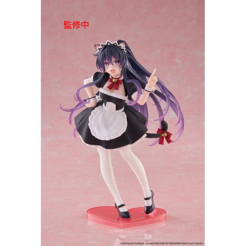 Date A Live V Estatua PVC Coreful Tohka Yatogami Cat Ear Maid Ver. 18 cm
