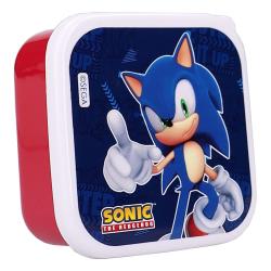 Sonic the Hedgehog Pack de 3 Fiambreras Sonic Fresh Bites