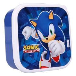 Sonic the Hedgehog Pack de 3 Fiambreras Sonic Fresh Bites