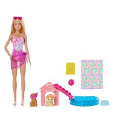 Muñeca Piscina Perritos Barbie