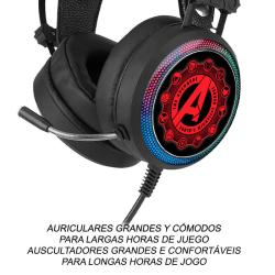 Auriculares gaming Vengadores Avengers Marvel