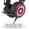 Auriculares gaming Capitan America Marvel