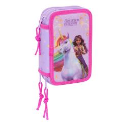 Plumier Academia Unicornio triple 37pzs
