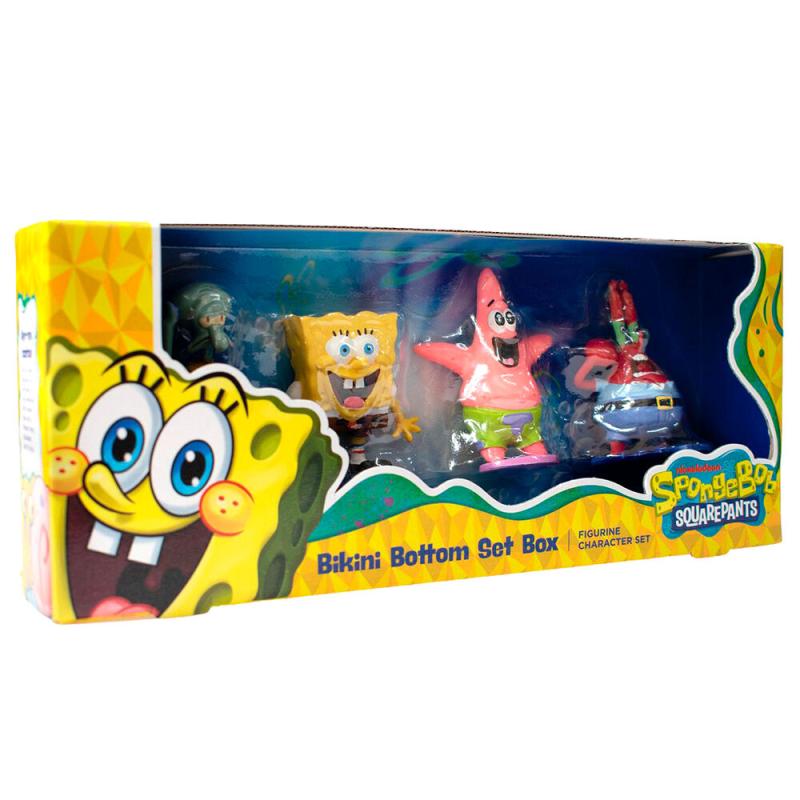 Blister figuras Bob Esponja