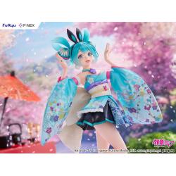 Hatsune Miku F:NEX estatua PVC 1/7 Hatsune Miku Wa-bunny 27 cm