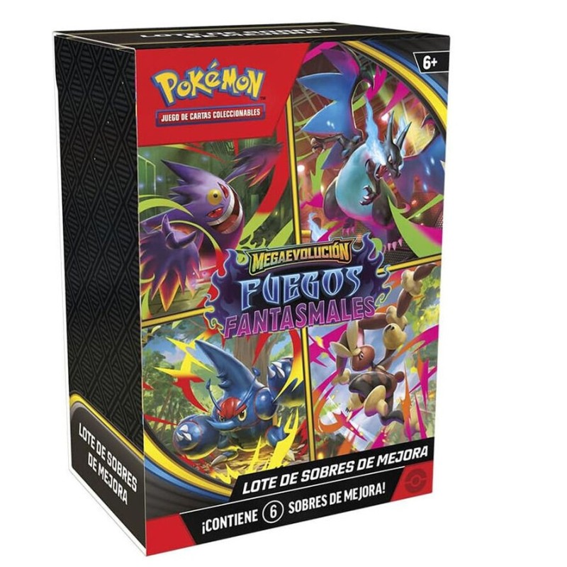 Pokémon TCG Booster Bundle Fuegos Fantasmales Pokemon español