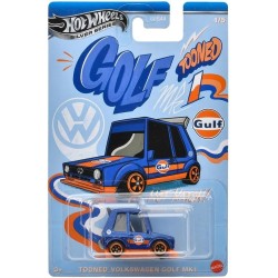 Hot Wheels Silver Series Tooned Volkswagen Golf MK1 (JCB62) Gulf Racing