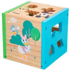 Cubo formas madera Mickey Minnie Disney
