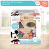 Cubo formas madera Mickey Minnie Disney