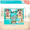 Juego magnetico madera vestidos Minnie Disney