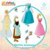 Juego magnetico madera vestidos Cenicienta Disney