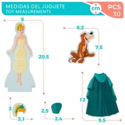 Juego magnetico madera vestidos Cenicienta Disney