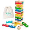 Juego Torre Bloques + Domino madera Disney
