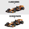 Blister 2 coches Mclaren MCL38 F1 2024 metal