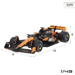 Blister 2 coches Mclaren MCL38 F1 2024 metal