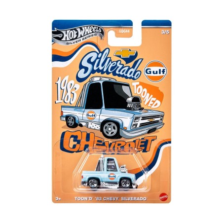 Hot Wheels Silver Series Tooned Gulf Racing - Chevrolet Silverado '83 (JCB64)