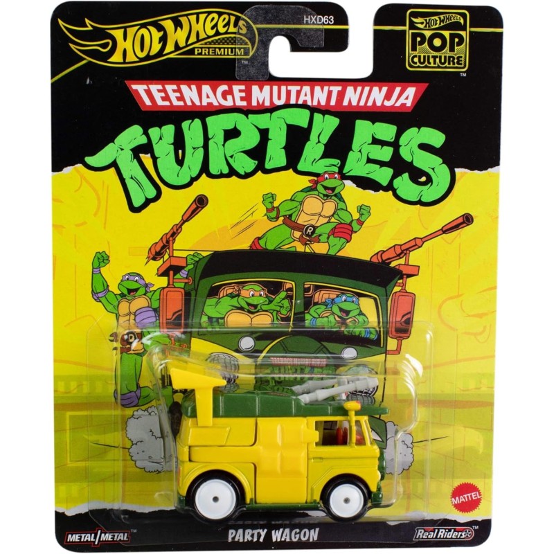 Hot Wheels Premium® Cultura Pop: Tortugas Ninja - Party Wagon (HXF04)