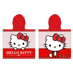 Poncho toalla Hello Kitty microfibra