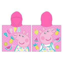Poncho toalla Peppa Pig microfibra